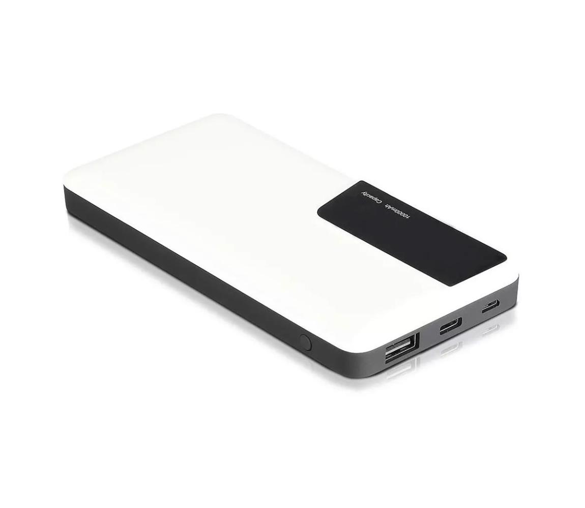  Power Bank s displejem 10000mAh/3,7V bílá 