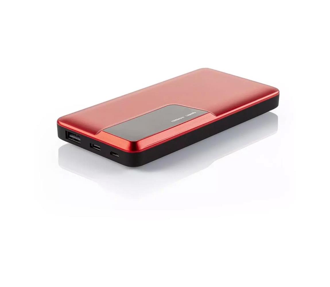 V-Tac Power Bank s displejem 10000mAh/3,7V červená VT0201
