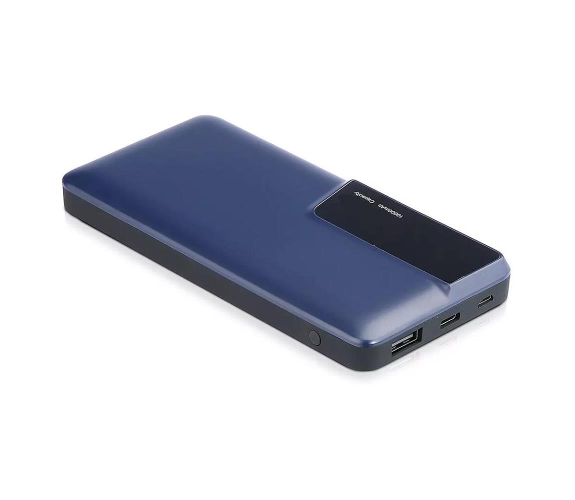 V-Tac Power Bank s displejem 10000mAh/3,7V modrá VT0200