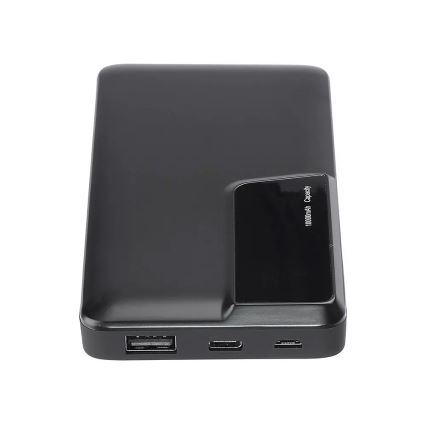 Power Bank s displejem 10000mAh/5V černá