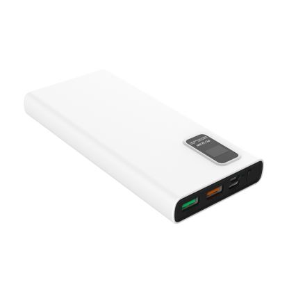 Power Bank s LED displejem Power Delivery 10000 mAh 3,7V bílá