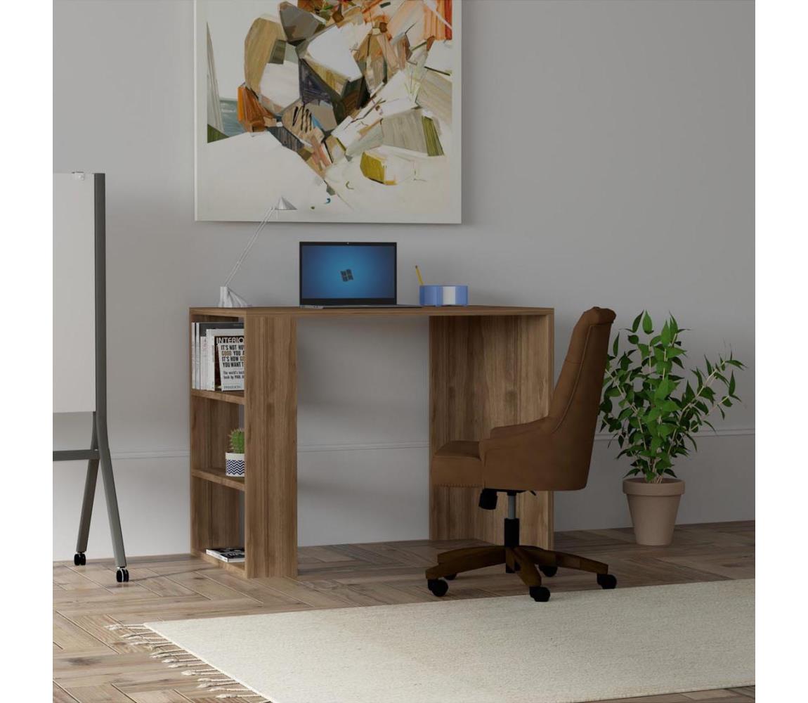 Asir Pracovní stůl COOL 70x90 cm hnědá AS0613