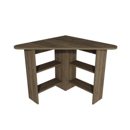 Pracovní stůl CORNER 80x80 cm hnědá