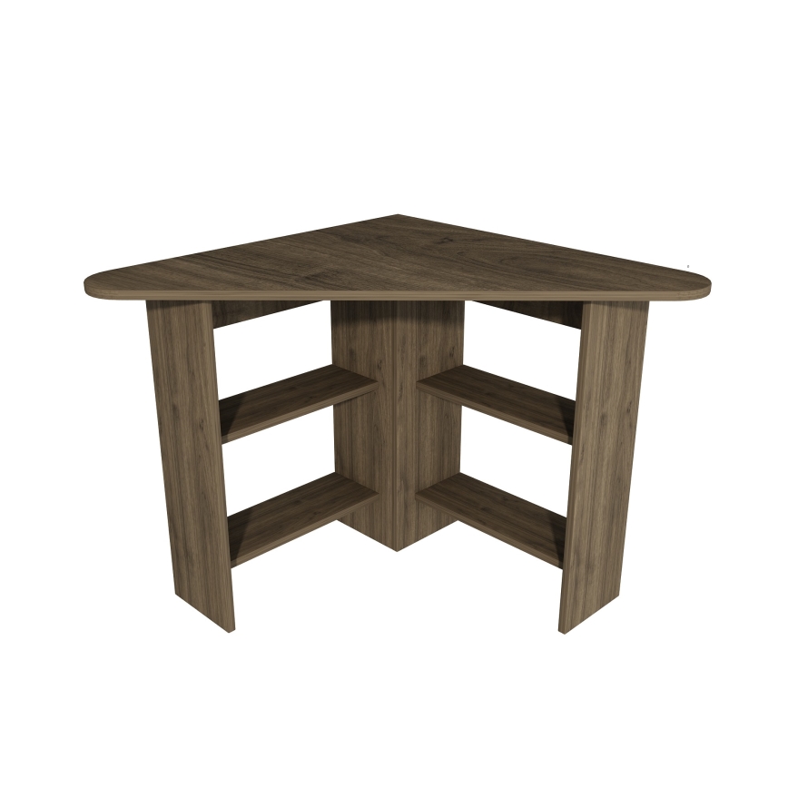 Pracovní stůl CORNER 80x80 cm hnědá