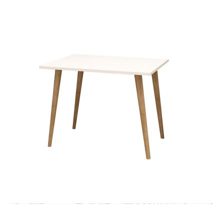 Pracovní stůl LERY 74x80 cm bílá/hnědá