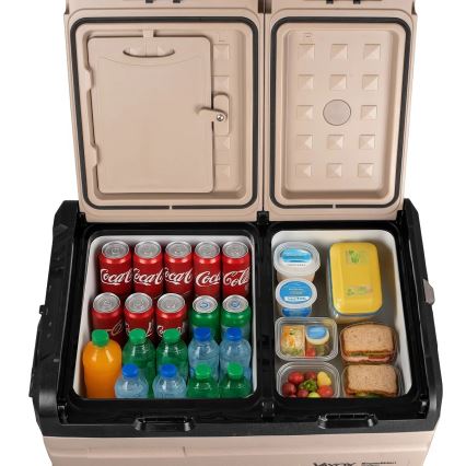 Přenosná autochladnička s LCD displejem 39 l 230V/12V/24V hnědá