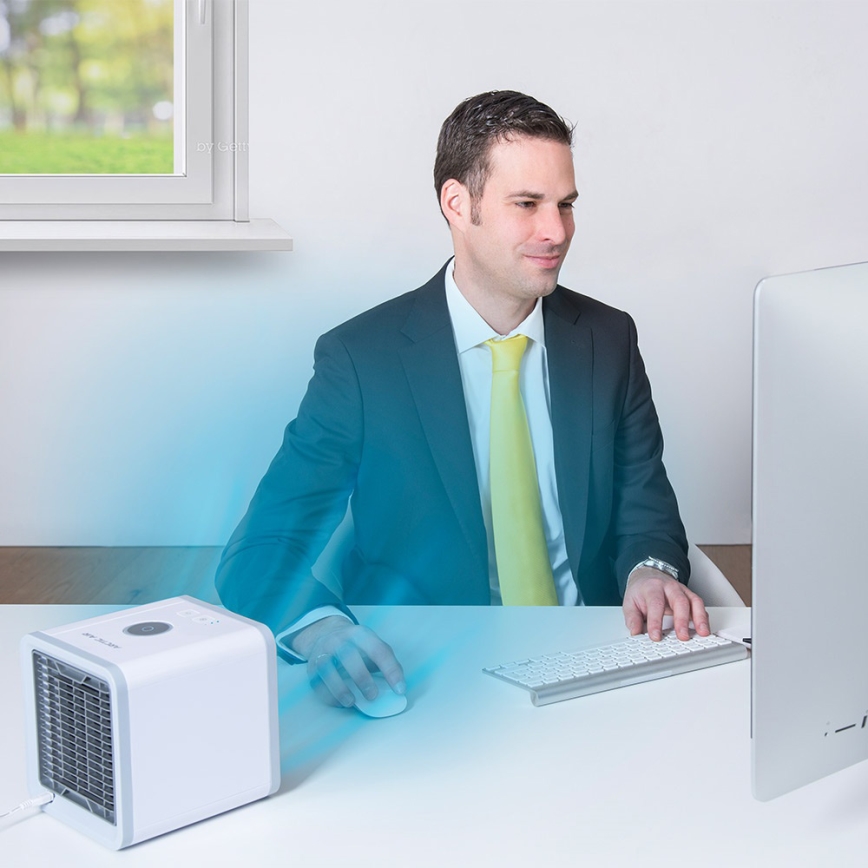 Přenosný ventilátor s chlazením