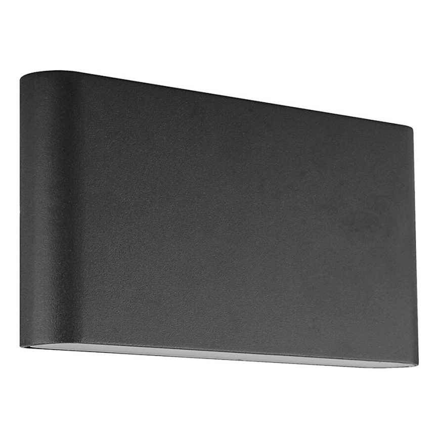 Prezent 31318 - LED Venkovní nástěnné svítidlo MAER 2xLED/5W/230V IP44 černá