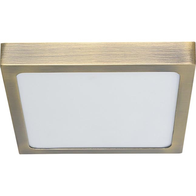 Prezent 49062 - LED Stropní svítidlo LENYS LED/9W/230V 4000K 12x12 cm mosaz