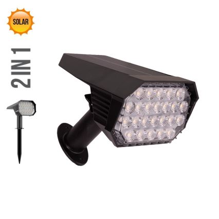 Prezent 65285 - LED Solární svítidlo 2v1 FOLD LED/4,8W/3,7V IP65 1200 mAh
