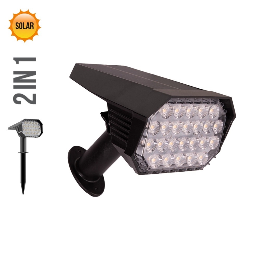 Prezent 65285 - LED Solární svítidlo 2v1 FOLD LED/4,8W/3,7V IP65 1200 mAh