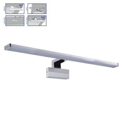 Prezent 70228 - LED Koupelnové osvětlení zrcadla TREMOLO PLUS LED/12W/230V IP44 3000/4000K 78 cm