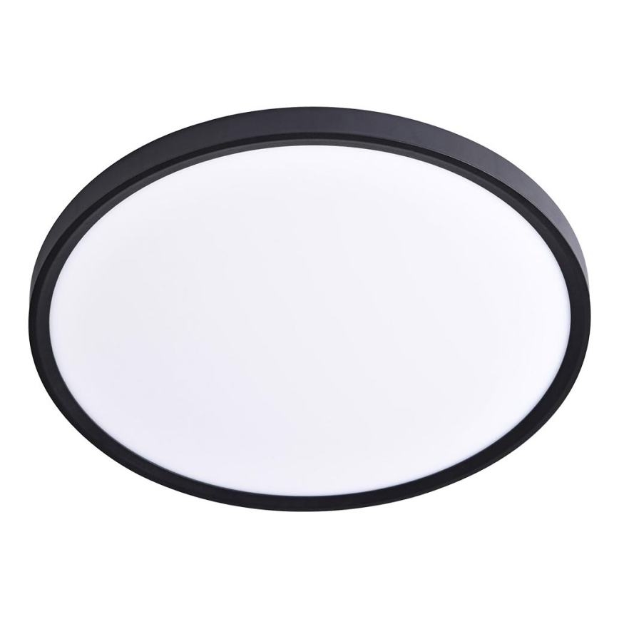 Prezent 70326 - LED Stmívatelné stropní svítidlo TRIMO LED/24W/230V 3000-6000K pr. 30 cm černá