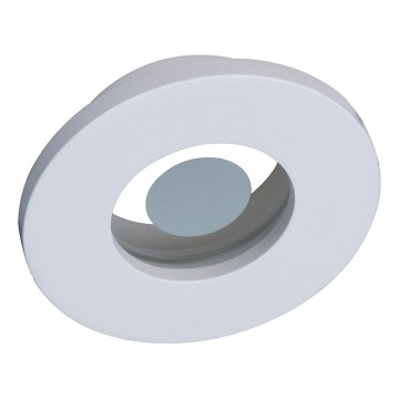 Prezent 71114 - Koupelnové podhledové svítidlo FAY 1xGU10/50W/230V pr. 8,5 cm IP44 bílá