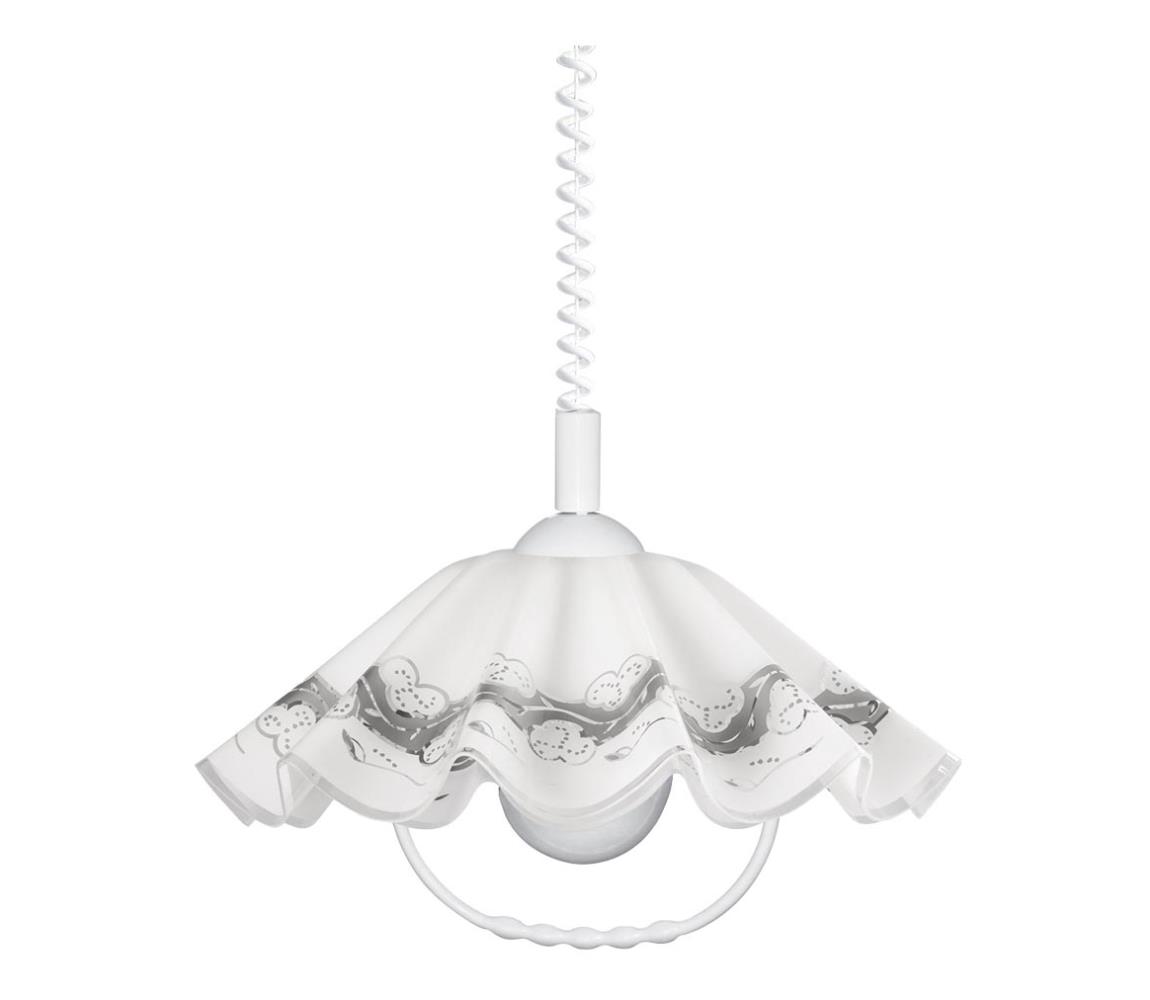 Prezent - Stahovací lustr LYRA 1xE27/60W/230V Bílá