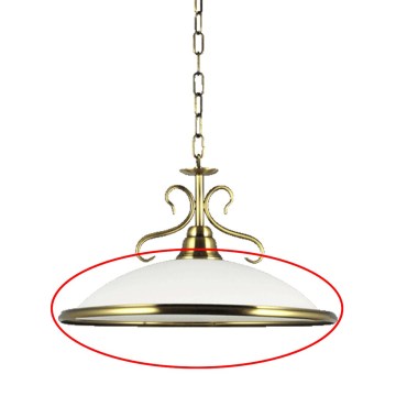 Prezent 75351 - Náhradní sklo k lustru VIOLA E27