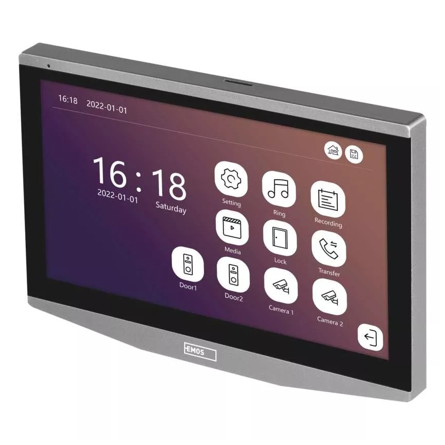 Přídavný monitor pro videozvonek GoSmart 12V Wi-Fi Tuya