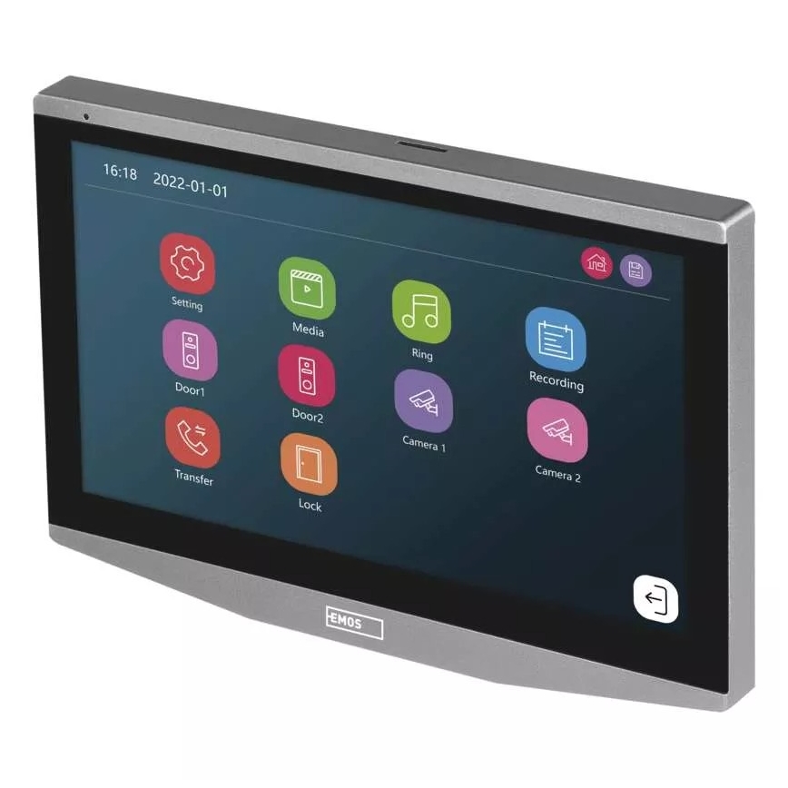 Přídavný monitor pro videozvonek GoSmart 12V Wi-Fi Tuya