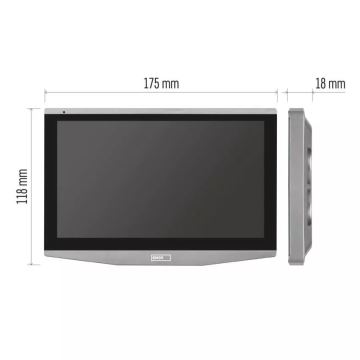 Přídavný monitor pro videozvonek GoSmart 12V Wi-Fi Tuya