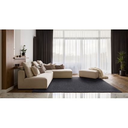 Přírodní koberec FIR WOOL 120x170 cm 2600 g/m2 antracit
