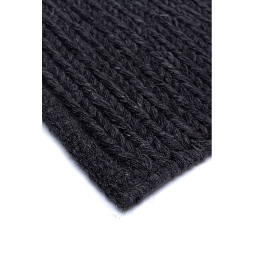 Přírodní koberec FIR WOOL 160x230 cm 2600 g/m2 antracit
