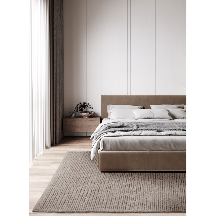 Přírodní koberec FIR WOOL 160x230 cm 2600 g/m2 béžová