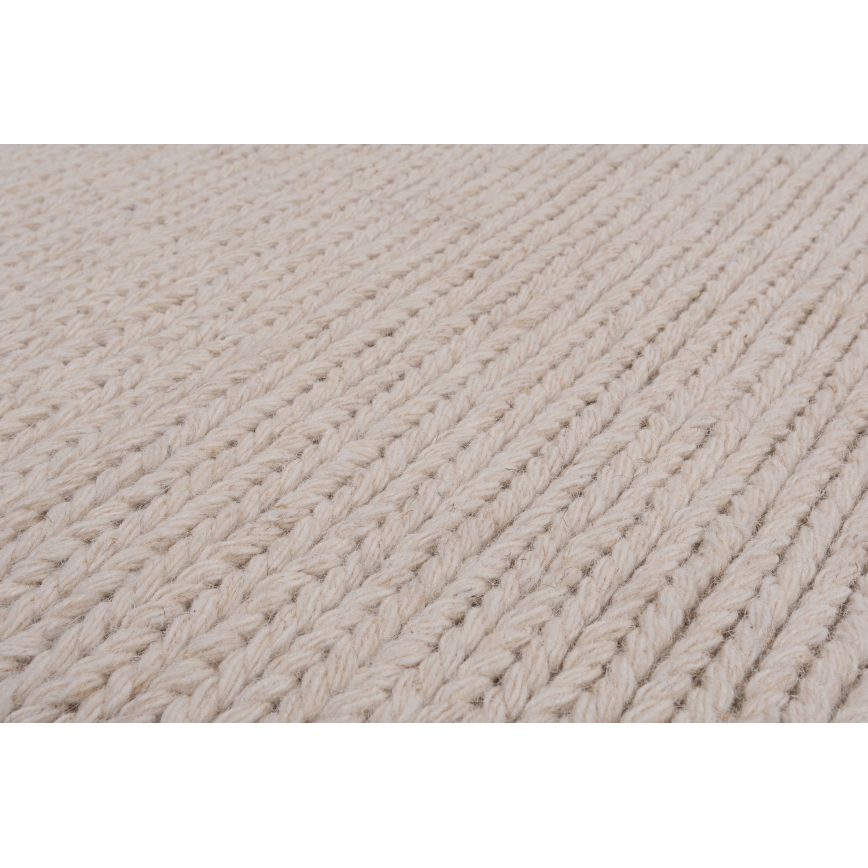 Přírodní koberec FIR WOOL 160x230 cm 2600 g/m2 krémová