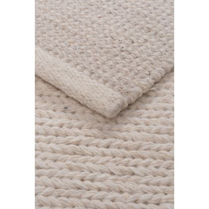 Přírodní koberec FIR WOOL 160x230 cm 2600 g/m2 krémová