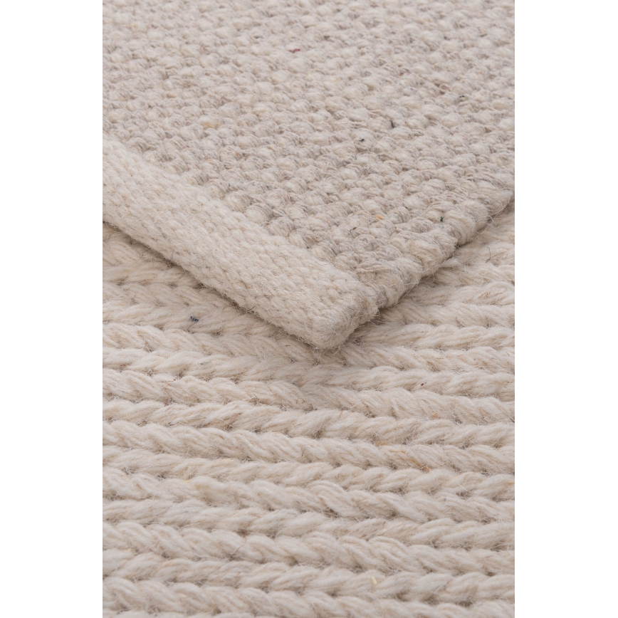 Přírodní koberec FIR WOOL 70x140 cm 2600 g/m2 krémová