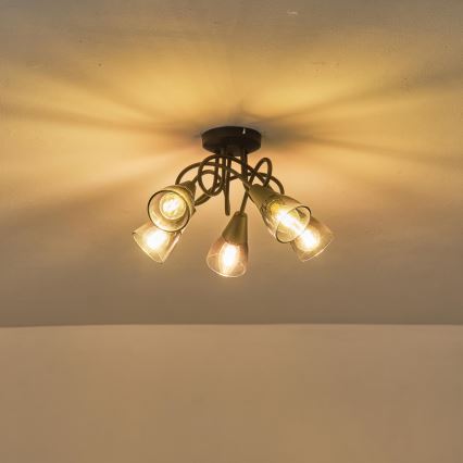 Přisazený lustr 5xE14/7W/230V