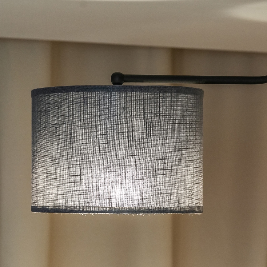 Přisazený lustr ALBA 3xE27/15W/230V šedá