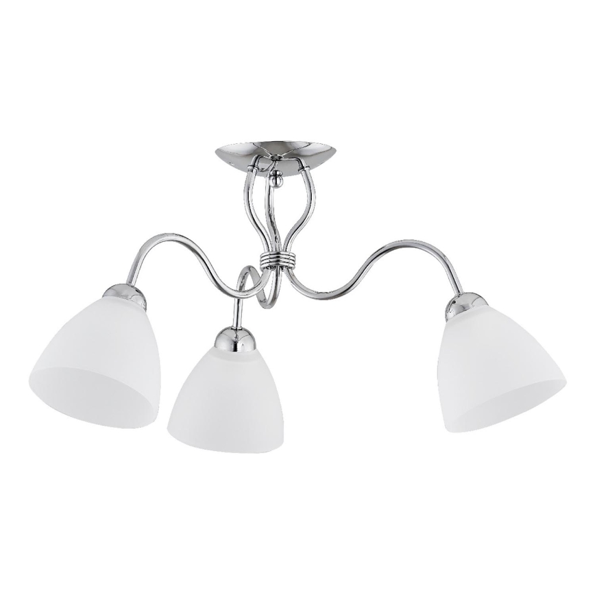 Přisazený lustr ARIEL 3xE27/15W/230V lesklý chrom