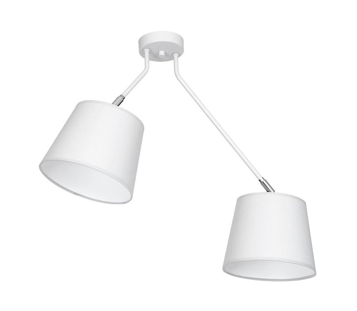 Luminex Přisazený lustr ASTA 2xE27/60W/230V šedá LU8263