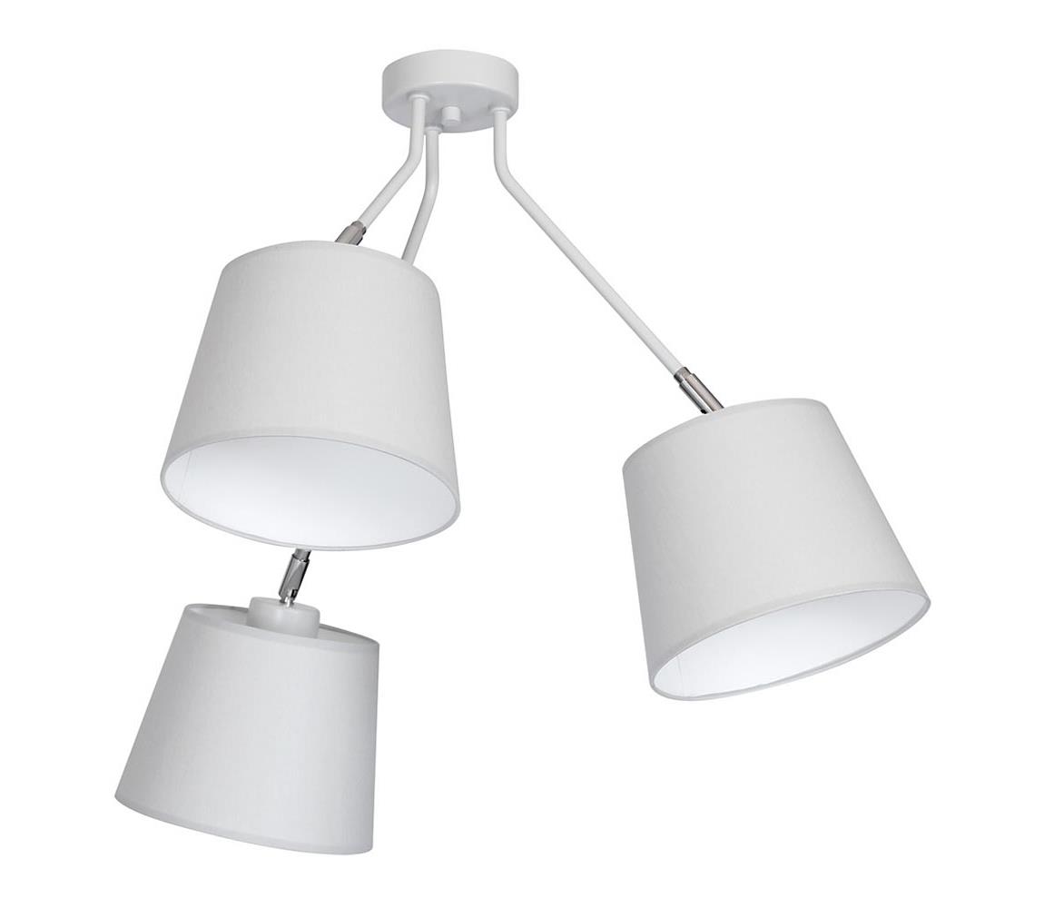 Luminex Přisazený lustr ASTA 3xE27/60W/230V šedá LU8264