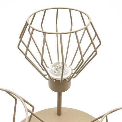 Přisazený lustr AUDREY 3xE27/15W/230V béžová