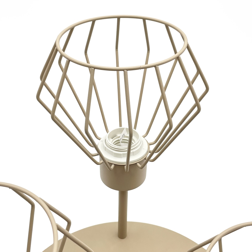 Přisazený lustr AUDREY 3xE27/15W/230V béžová