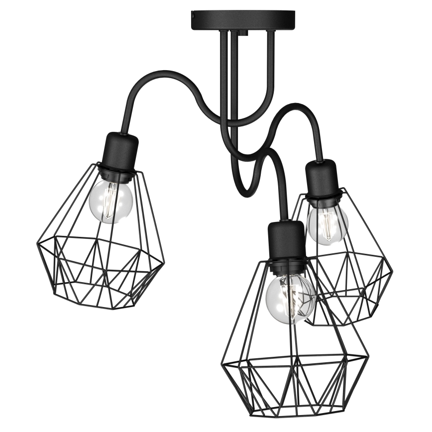 Přisazený lustr BERGEN 3xE27/60W/230V