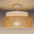 Přisazený lustr BOHO 1xE27/60W/230V bílá/béžová
