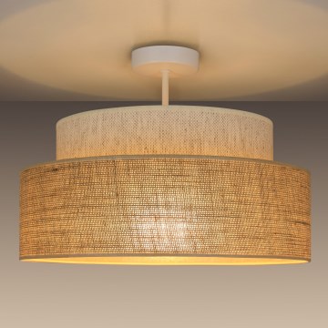 Přisazený lustr BOHO 1xE27/60W/230V krémová/béžová