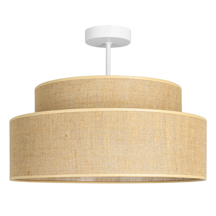 Přisazený lustr BOHO 1xE27/60W/230V pr. 40 cm béžová
