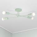 Přisazený lustr CAMBRIDGE 4xE27/15W/230V zelená