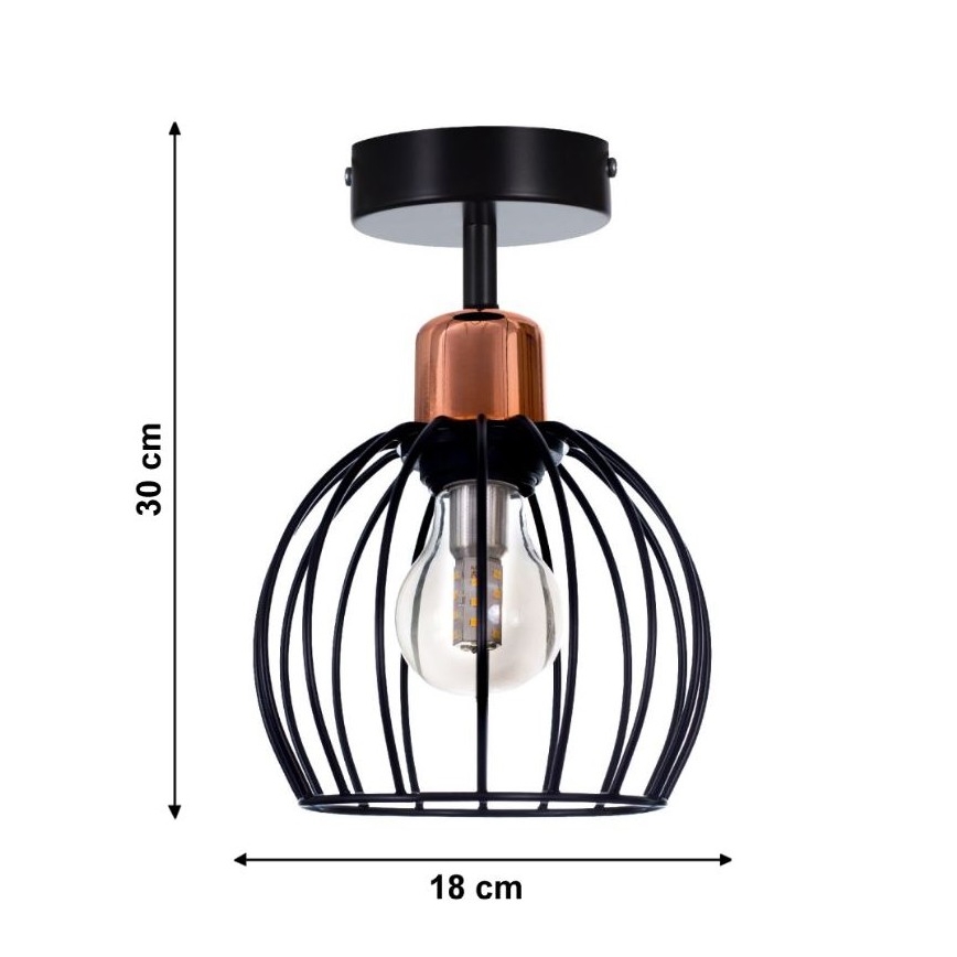 Přisazený lustr CELTA 1xE27/40W/230V