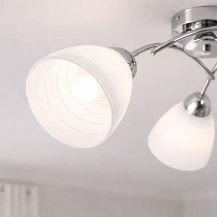 Přisazený lustr CLARA 3xE27/15W/230V lesklý chrom