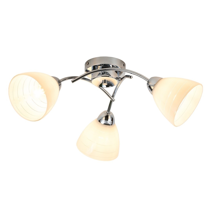 Přisazený lustr CLARA 3xE27/15W/230V lesklý chrom