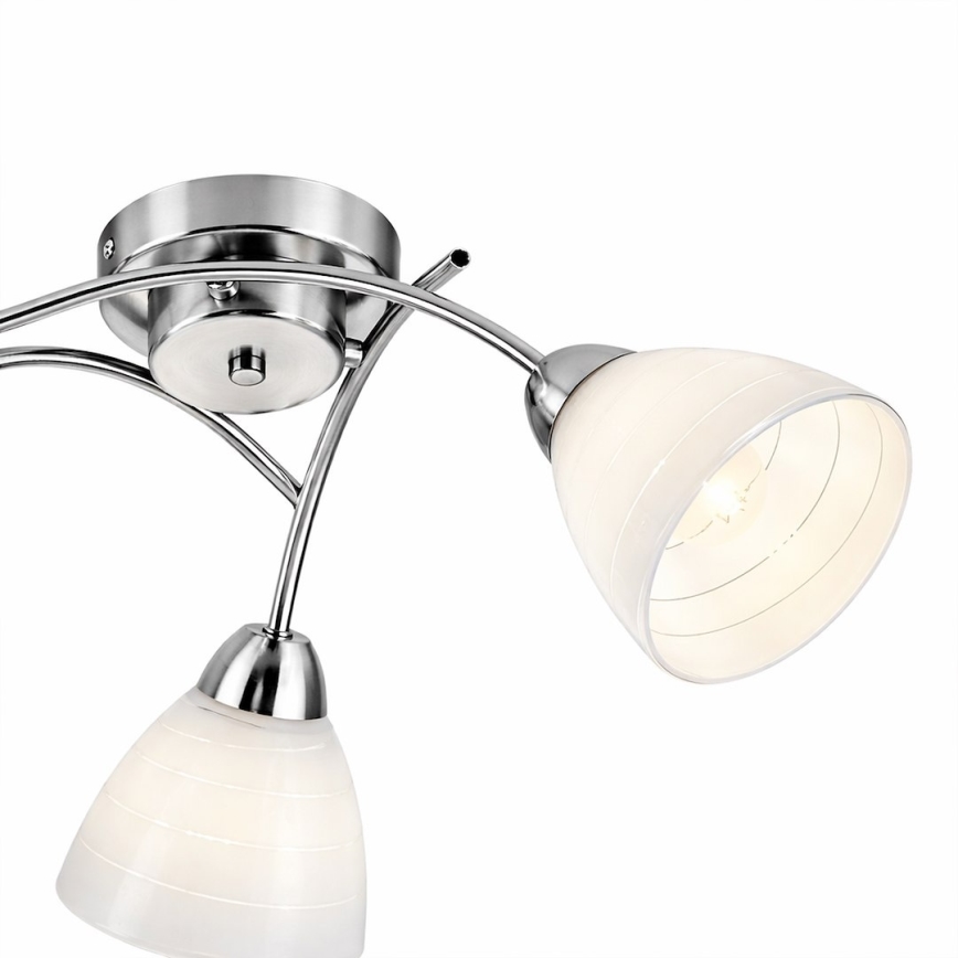 Přisazený lustr CLARA 3xE27/15W/230V lesklý chrom