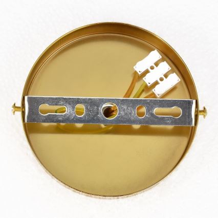 Přisazený lustr CRISTAL 5xE14/10W/230V černá/zlatá