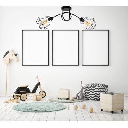 Přisazený lustr DIAMENT 2xE27/60W/230V