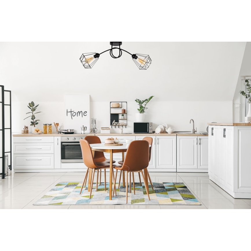 Přisazený lustr DIAMENT 2xE27/60W/230V