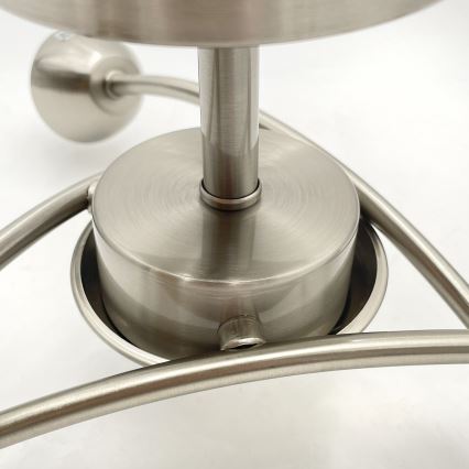 Přisazený lustr DONNA 3xE27/60W/230V nikl