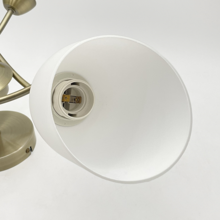 Přisazený lustr DONNA 3xE27/60W/230V patina